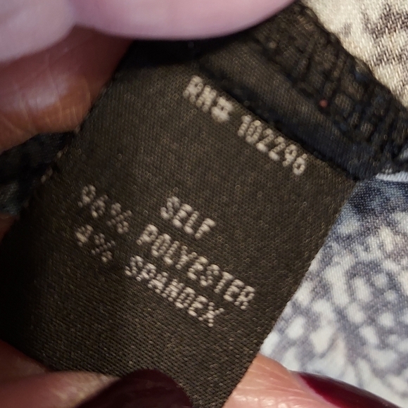 Three pieces . Dunia large rayon,Christmas oversized top, Connected dress size12 - Picture 3 of 12